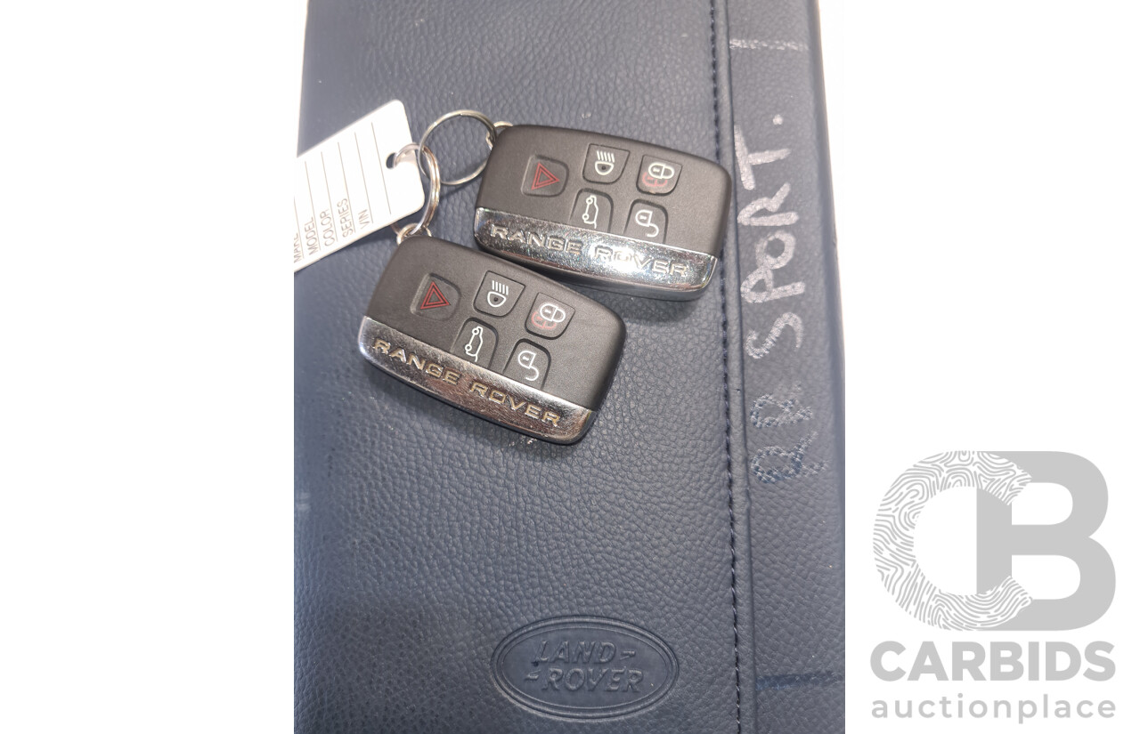 3/2014 Range Rover Sport 3.0 SDV6 Autobiography LW 4d Wagon Mariana Black Metallic Turbo Diesel V6 3.0L