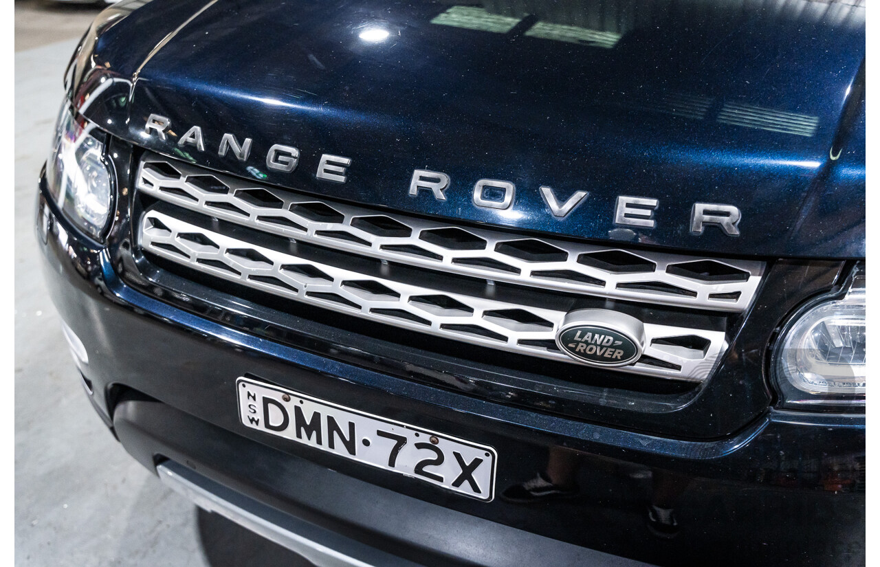 3/2014 Range Rover Sport 3.0 SDV6 Autobiography LW 4d Wagon Mariana Black Metallic Turbo Diesel V6 3.0L