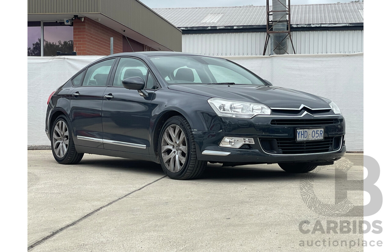 11/10 Citroen C5 2.0 HDI EXCLUSIVE FWD X7 MY10 4D Sedan Blue 2.0L