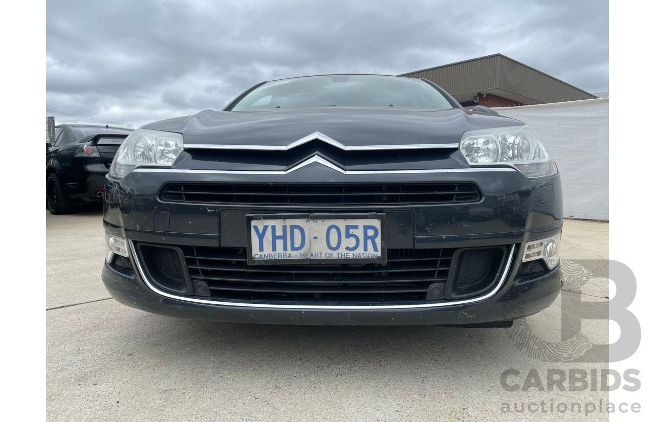 11/10 Citroen C5 2.0 HDI EXCLUSIVE FWD X7 MY10 4D Sedan Blue 2.0L