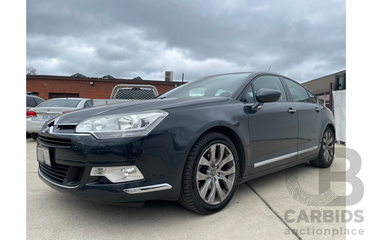 11/10 Citroen C5 2.0 HDI EXCLUSIVE FWD X7 MY10 4D Sedan Blue 2.0L