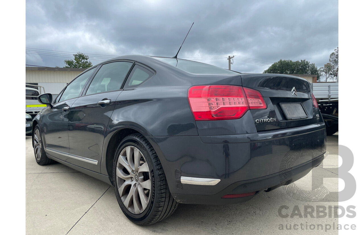 11/10 Citroen C5 2.0 HDI EXCLUSIVE FWD X7 MY10 4D Sedan Blue 2.0L