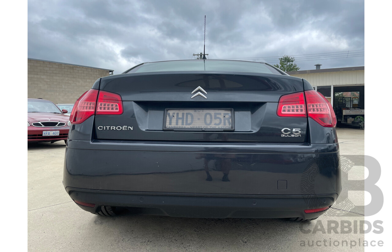11/10 Citroen C5 2.0 HDI EXCLUSIVE FWD X7 MY10 4D Sedan Blue 2.0L