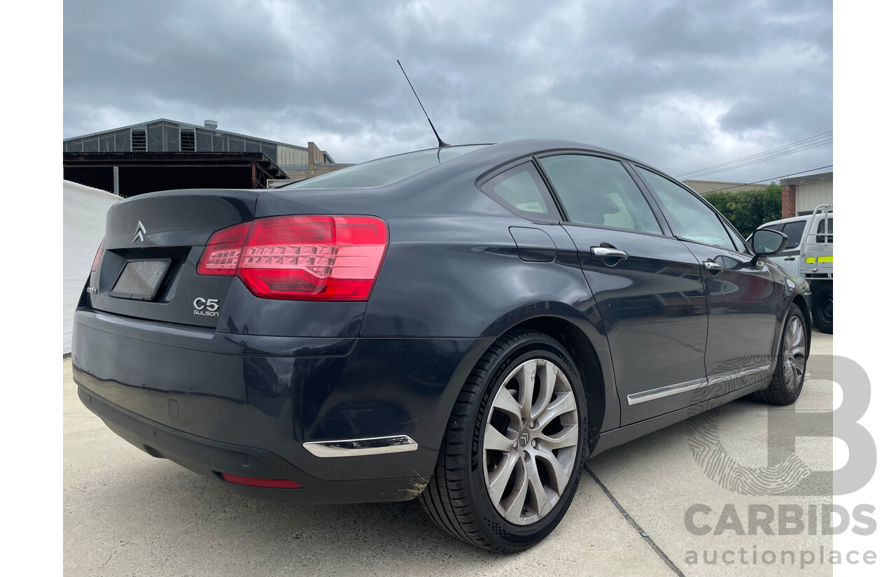11/10 Citroen C5 2.0 HDI EXCLUSIVE FWD X7 MY10 4D Sedan Blue 2.0L