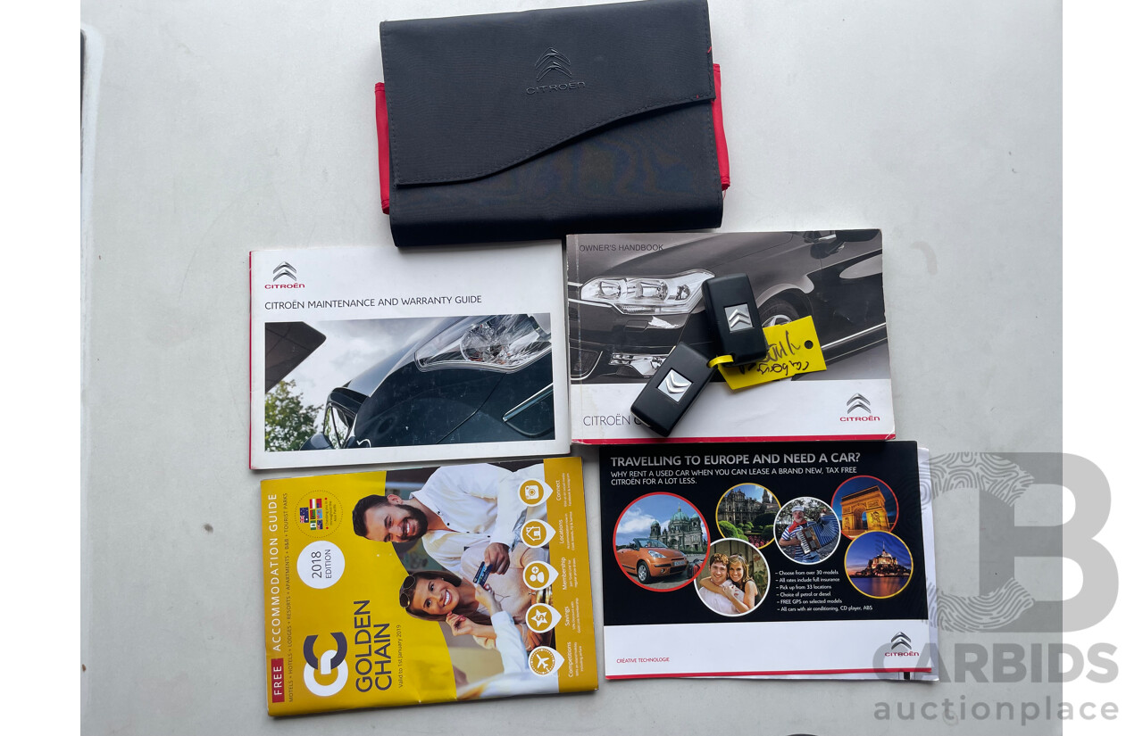 11/10 Citroen C5 2.0 HDI EXCLUSIVE FWD X7 MY10 4D Sedan Blue 2.0L