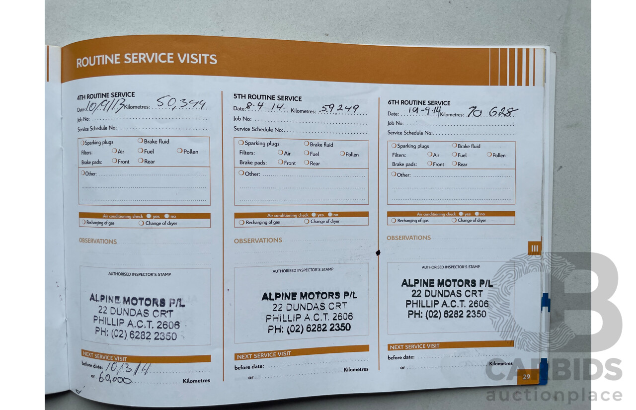 11/10 Citroen C5 2.0 HDI EXCLUSIVE FWD X7 MY10 4D Sedan Blue 2.0L