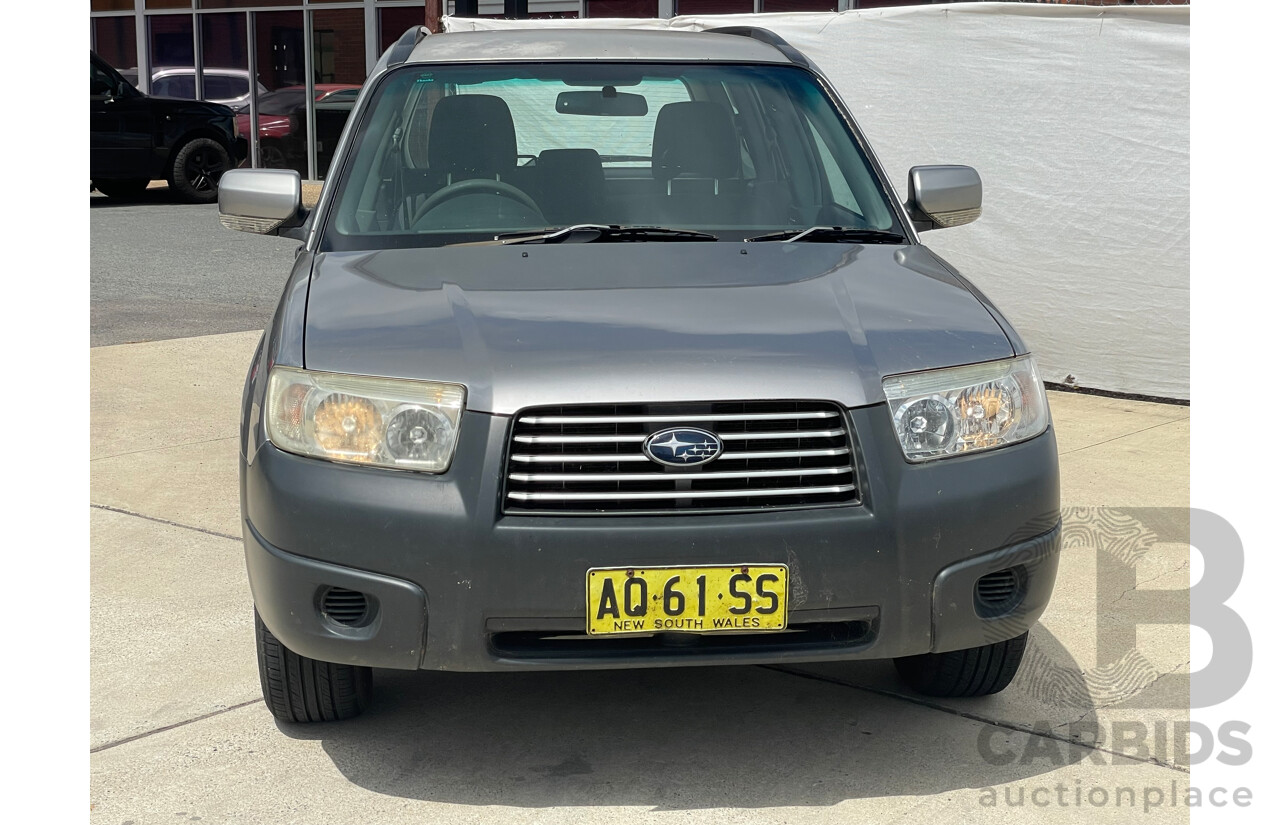 8/2007 Subaru Forester X MY07 4d Wagon Silver 2.5L