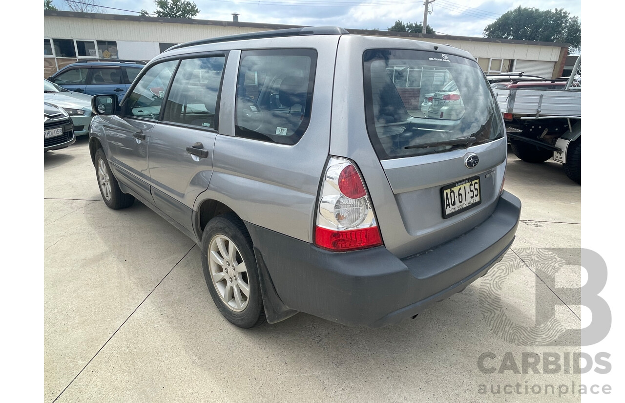 8/2007 Subaru Forester X MY07 4d Wagon Silver 2.5L