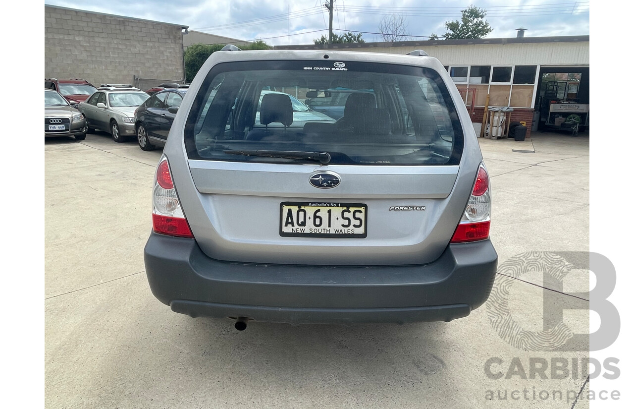 8/2007 Subaru Forester X MY07 4d Wagon Silver 2.5L
