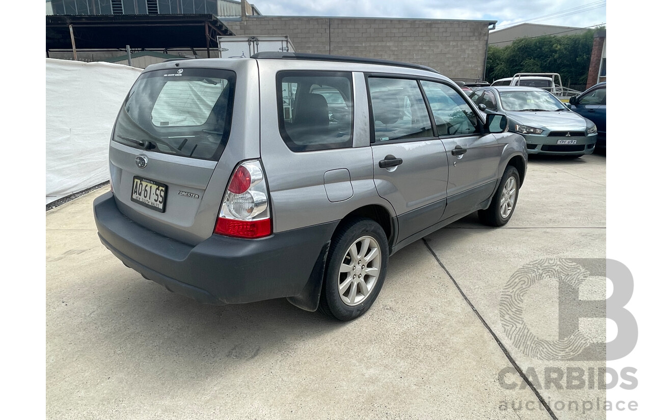 8/2007 Subaru Forester X MY07 4d Wagon Silver 2.5L