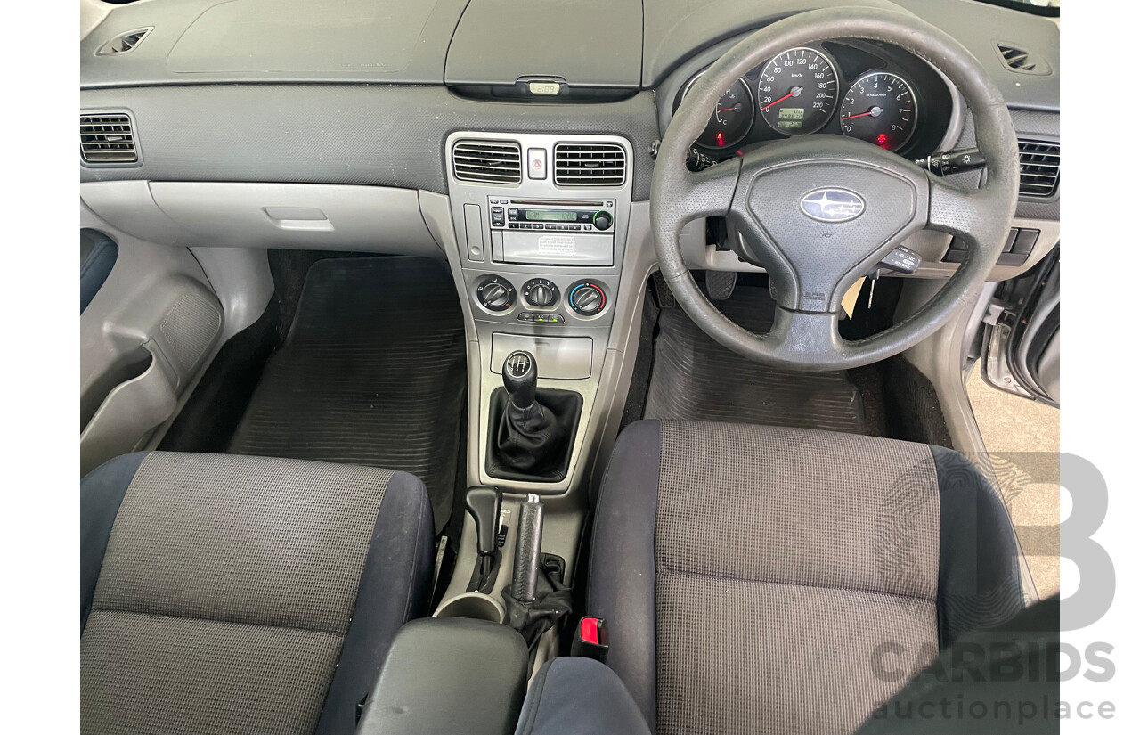 8/2007 Subaru Forester X MY07 4d Wagon Silver 2.5L