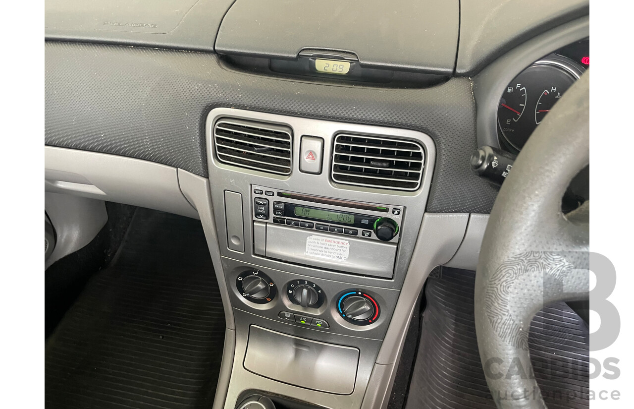 8/2007 Subaru Forester X MY07 4d Wagon Silver 2.5L