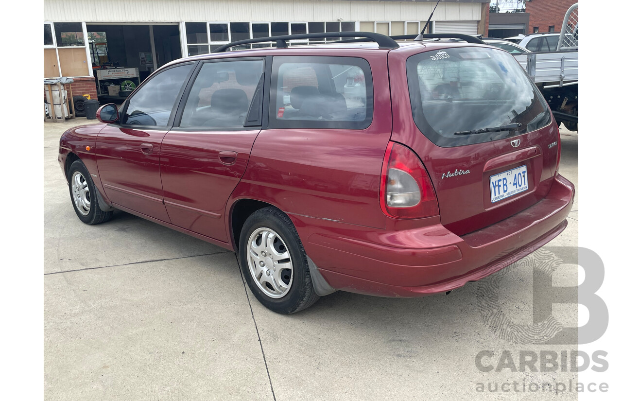 6/2000 Daewoo Nubira CDX SERIES II 4d Wagon Maroon 2.0L