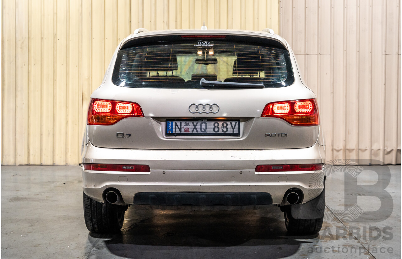 2/2008 Audi Q7 3.0 TDI Quattro (AWD) S-Line Package MY08 Upgrade 4d Wagon Beige Turbo Diesel V6 3.0L - 7 Seater
