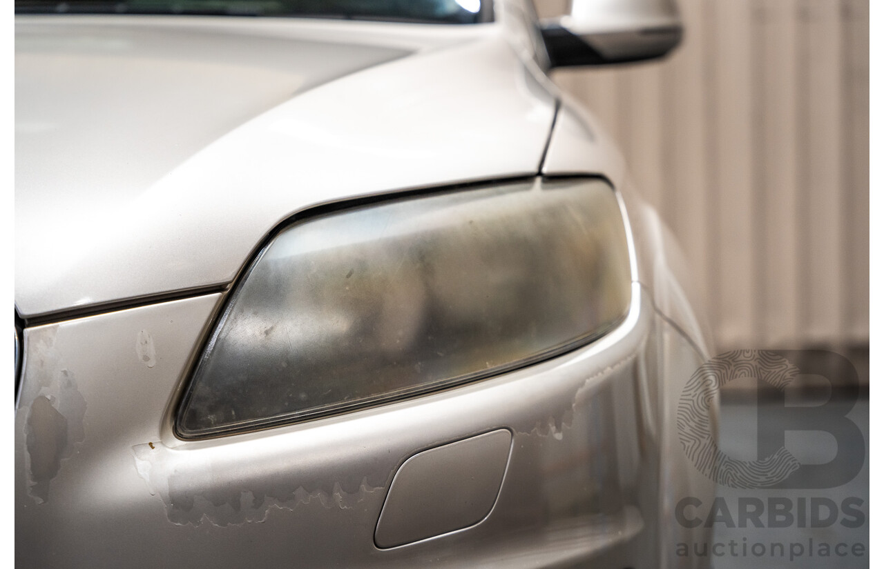 2/2008 Audi Q7 3.0 TDI Quattro (AWD) S-Line Package MY08 Upgrade 4d Wagon Beige Turbo Diesel V6 3.0L - 7 Seater