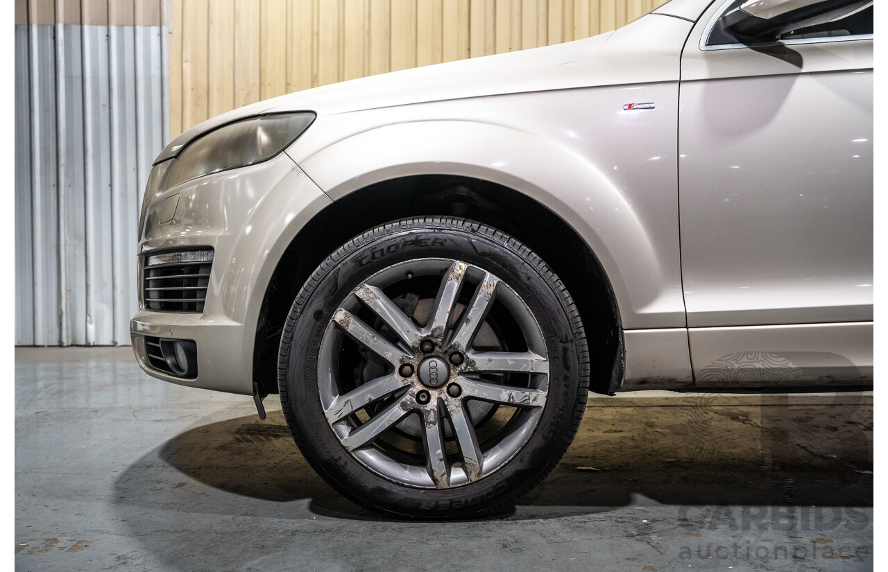 2/2008 Audi Q7 3.0 TDI Quattro (AWD) S-Line Package MY08 Upgrade 4d Wagon Beige Turbo Diesel V6 3.0L - 7 Seater