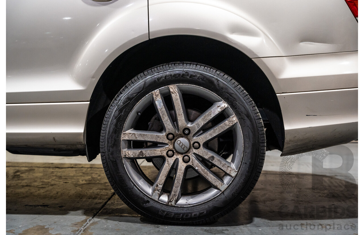 2/2008 Audi Q7 3.0 TDI Quattro (AWD) S-Line Package MY08 Upgrade 4d Wagon Beige Turbo Diesel V6 3.0L - 7 Seater