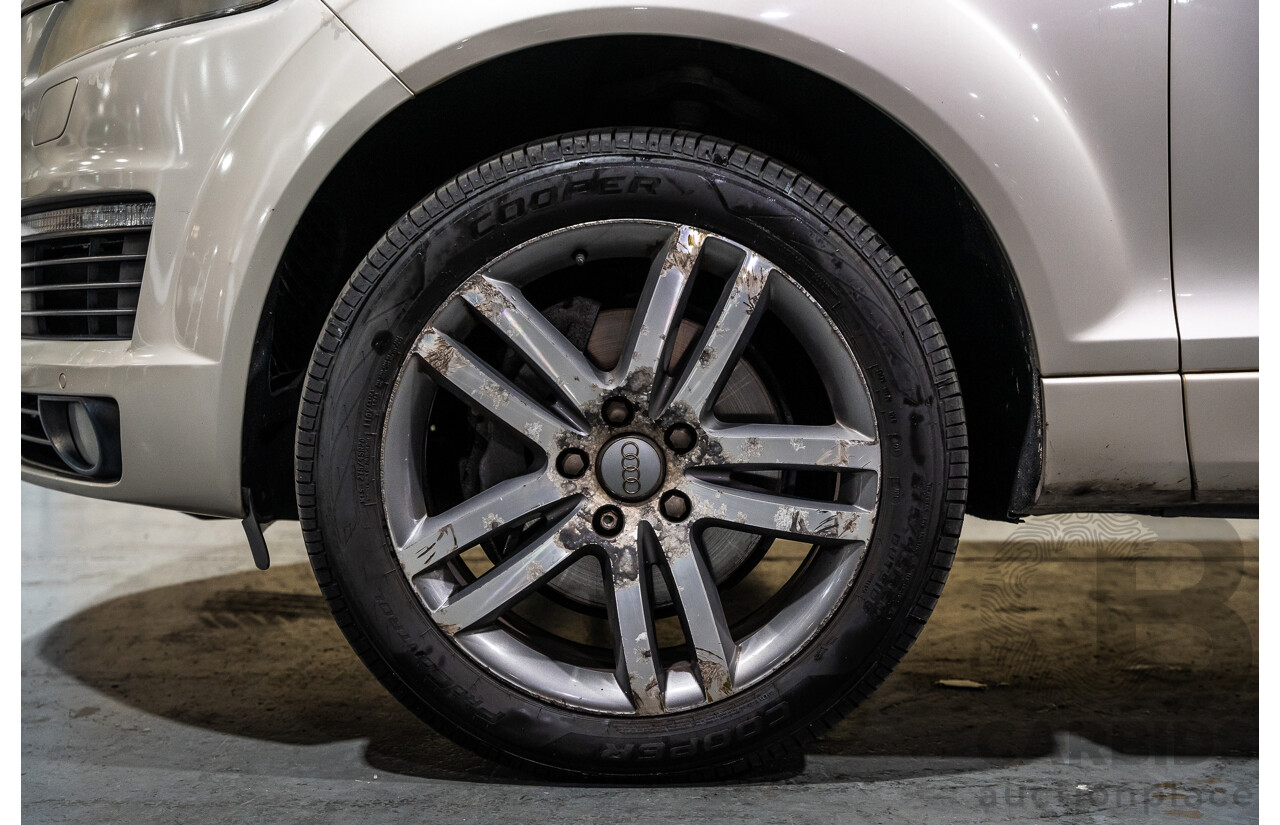 2/2008 Audi Q7 3.0 TDI Quattro (AWD) S-Line Package MY08 Upgrade 4d Wagon Beige Turbo Diesel V6 3.0L - 7 Seater