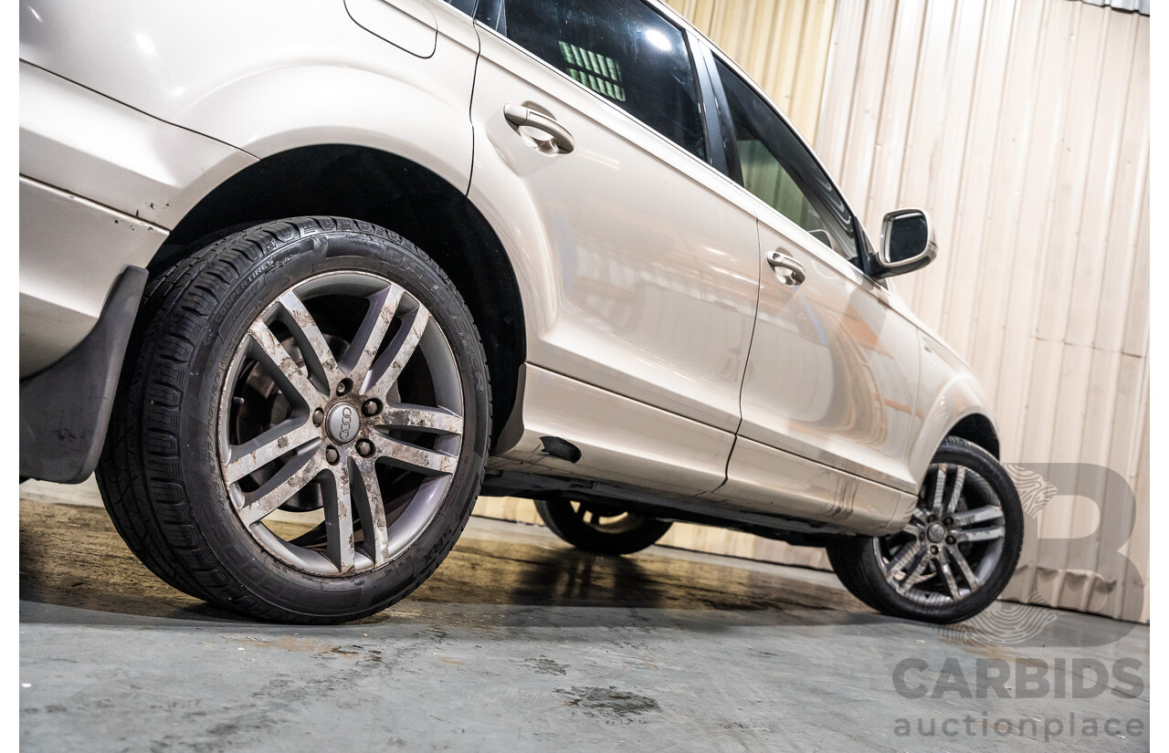 2/2008 Audi Q7 3.0 TDI Quattro (AWD) S-Line Package MY08 Upgrade 4d Wagon Beige Turbo Diesel V6 3.0L - 7 Seater