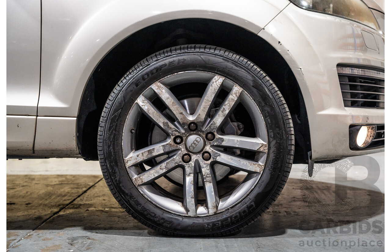 2/2008 Audi Q7 3.0 TDI Quattro (AWD) S-Line Package MY08 Upgrade 4d Wagon Beige Turbo Diesel V6 3.0L - 7 Seater