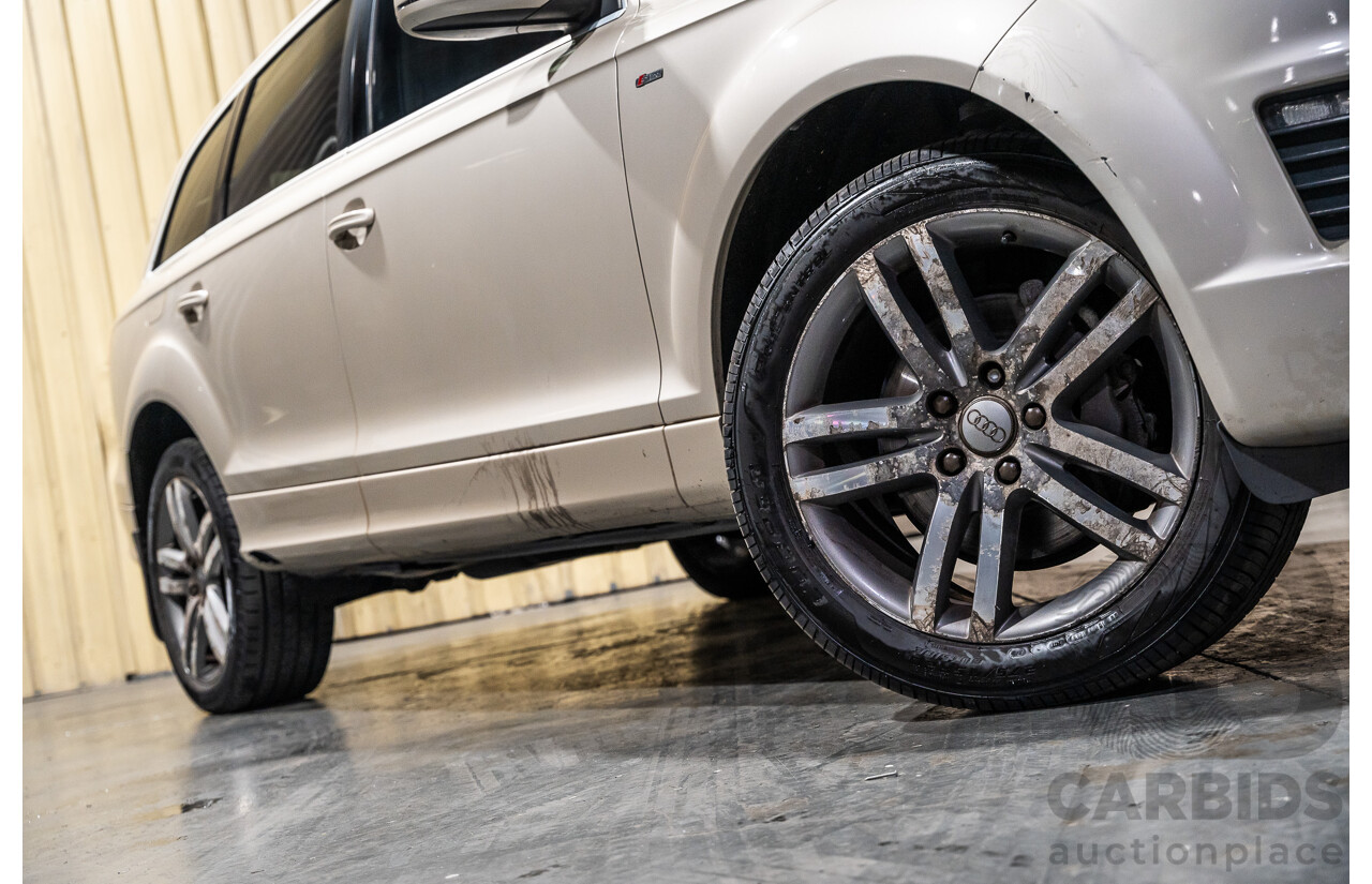 2/2008 Audi Q7 3.0 TDI Quattro (AWD) S-Line Package MY08 Upgrade 4d Wagon Beige Turbo Diesel V6 3.0L - 7 Seater