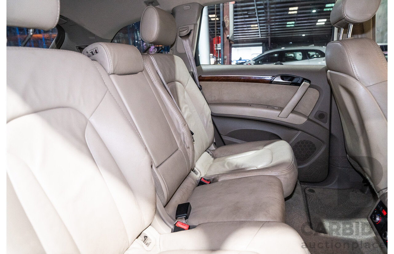2/2008 Audi Q7 3.0 TDI Quattro (AWD) S-Line Package MY08 Upgrade 4d Wagon Beige Turbo Diesel V6 3.0L - 7 Seater