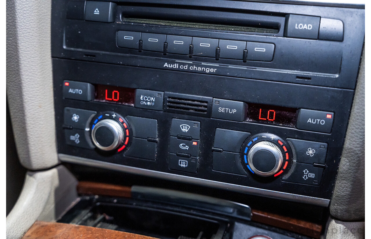 2/2008 Audi Q7 3.0 TDI Quattro (AWD) S-Line Package MY08 Upgrade 4d Wagon Beige Turbo Diesel V6 3.0L - 7 Seater