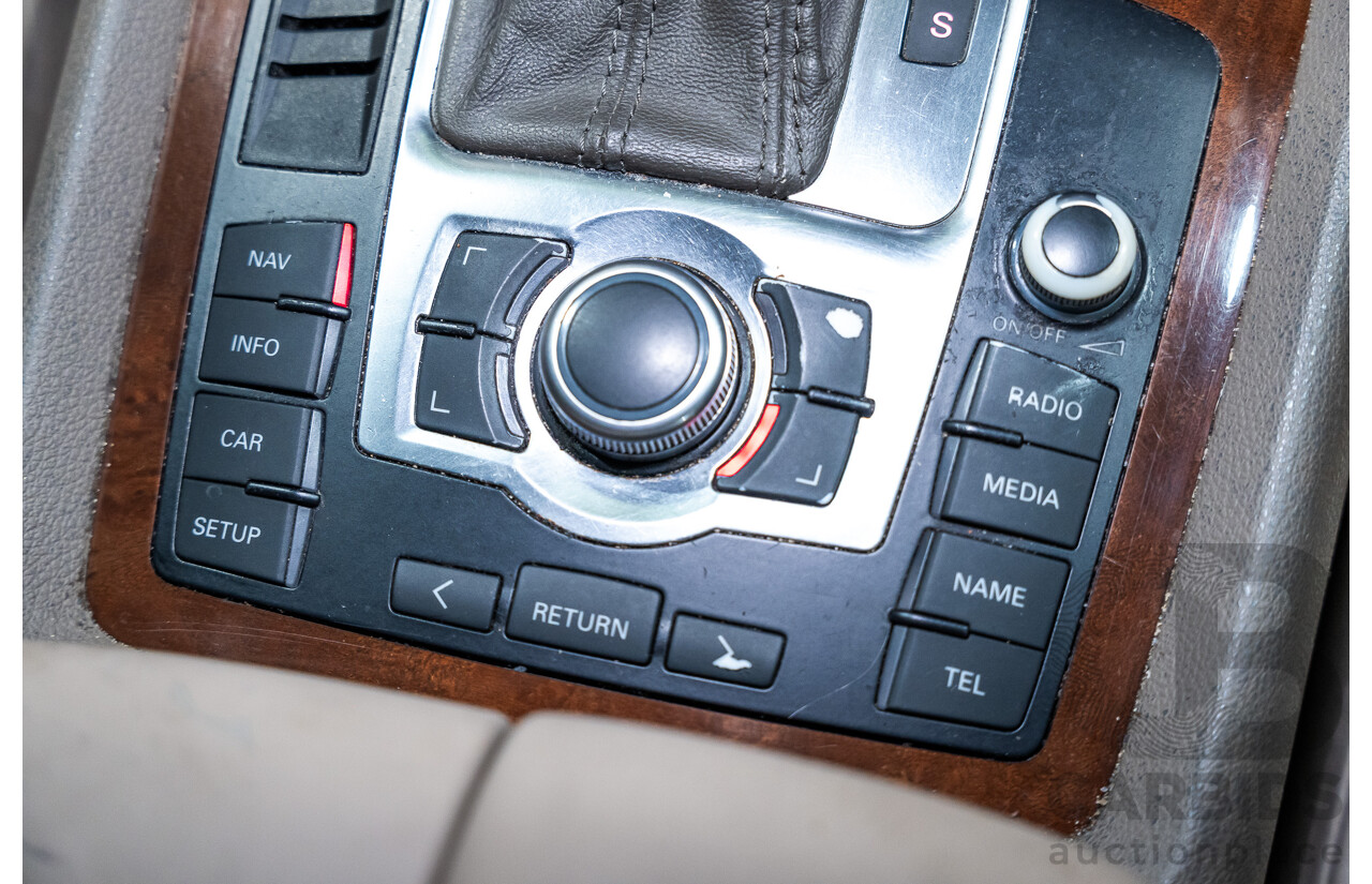 2/2008 Audi Q7 3.0 TDI Quattro (AWD) S-Line Package MY08 Upgrade 4d Wagon Beige Turbo Diesel V6 3.0L - 7 Seater