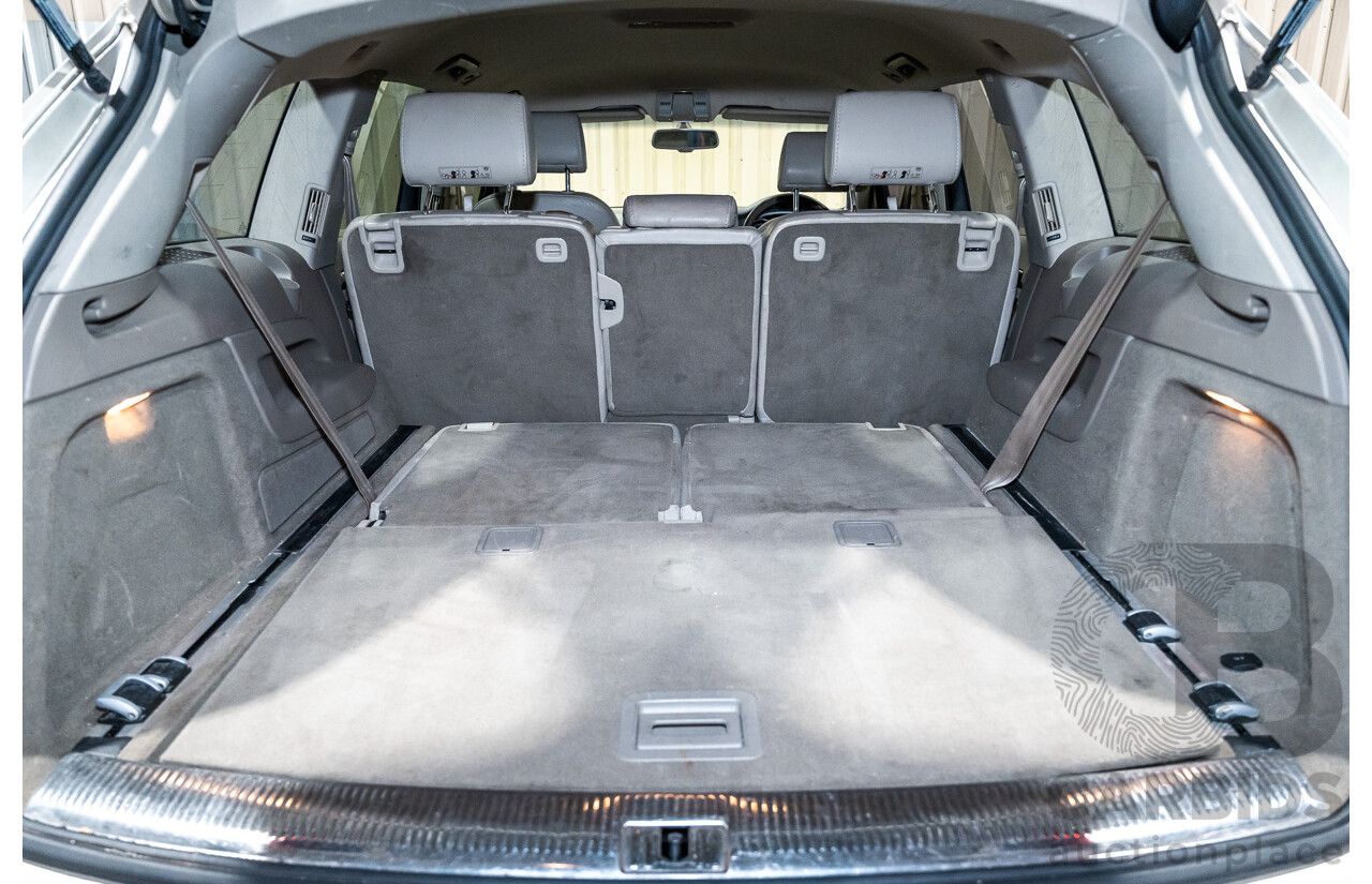 2/2008 Audi Q7 3.0 TDI Quattro (AWD) S-Line Package MY08 Upgrade 4d Wagon Beige Turbo Diesel V6 3.0L - 7 Seater