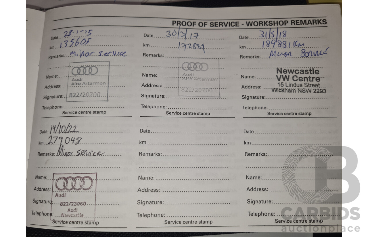 2/2008 Audi Q7 3.0 TDI Quattro (AWD) S-Line Package MY08 Upgrade 4d Wagon Beige Turbo Diesel V6 3.0L - 7 Seater