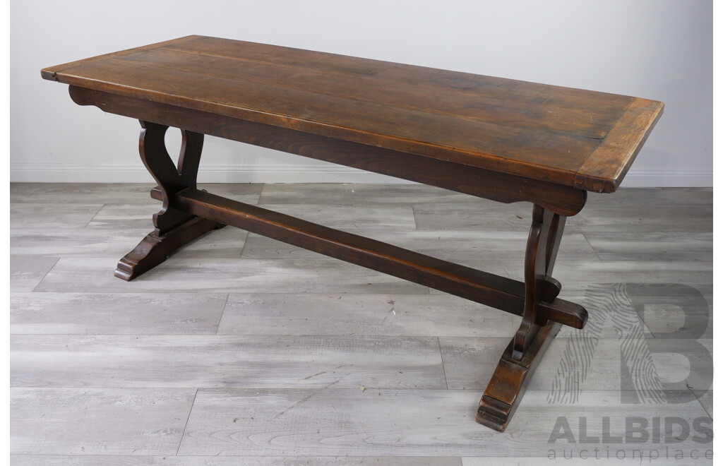 Antique Refractory Dining Table