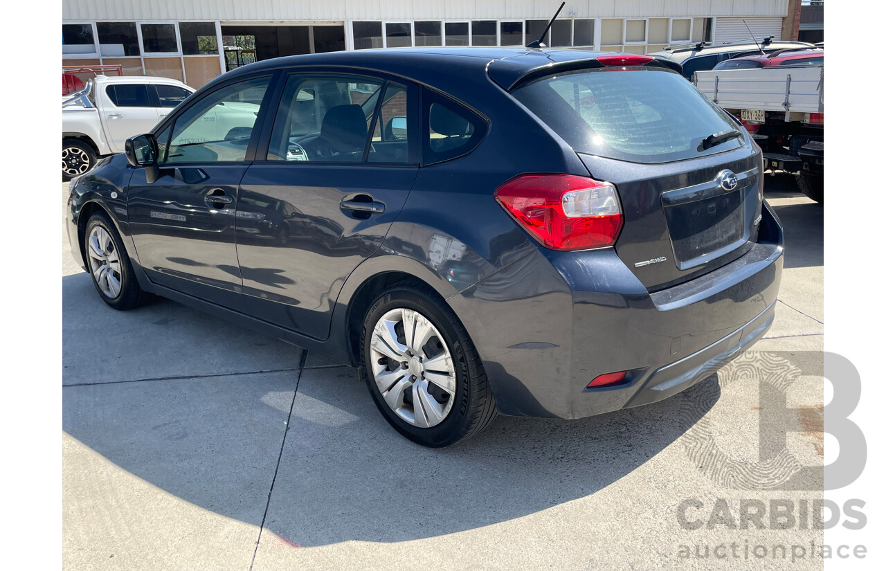 5/2012 Subaru Impreza 2.0i (awd) MY12 4d Sedan Grey 2.0L