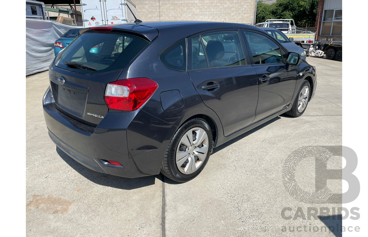 5/2012 Subaru Impreza 2.0i (awd) MY12 4d Sedan Grey 2.0L