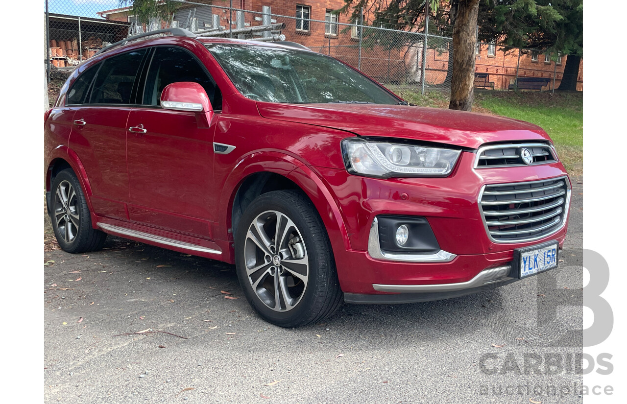 6/2016 Holden Captiva 7 LTZ (awd) CG MY15 4d Wagon Red 2.2L