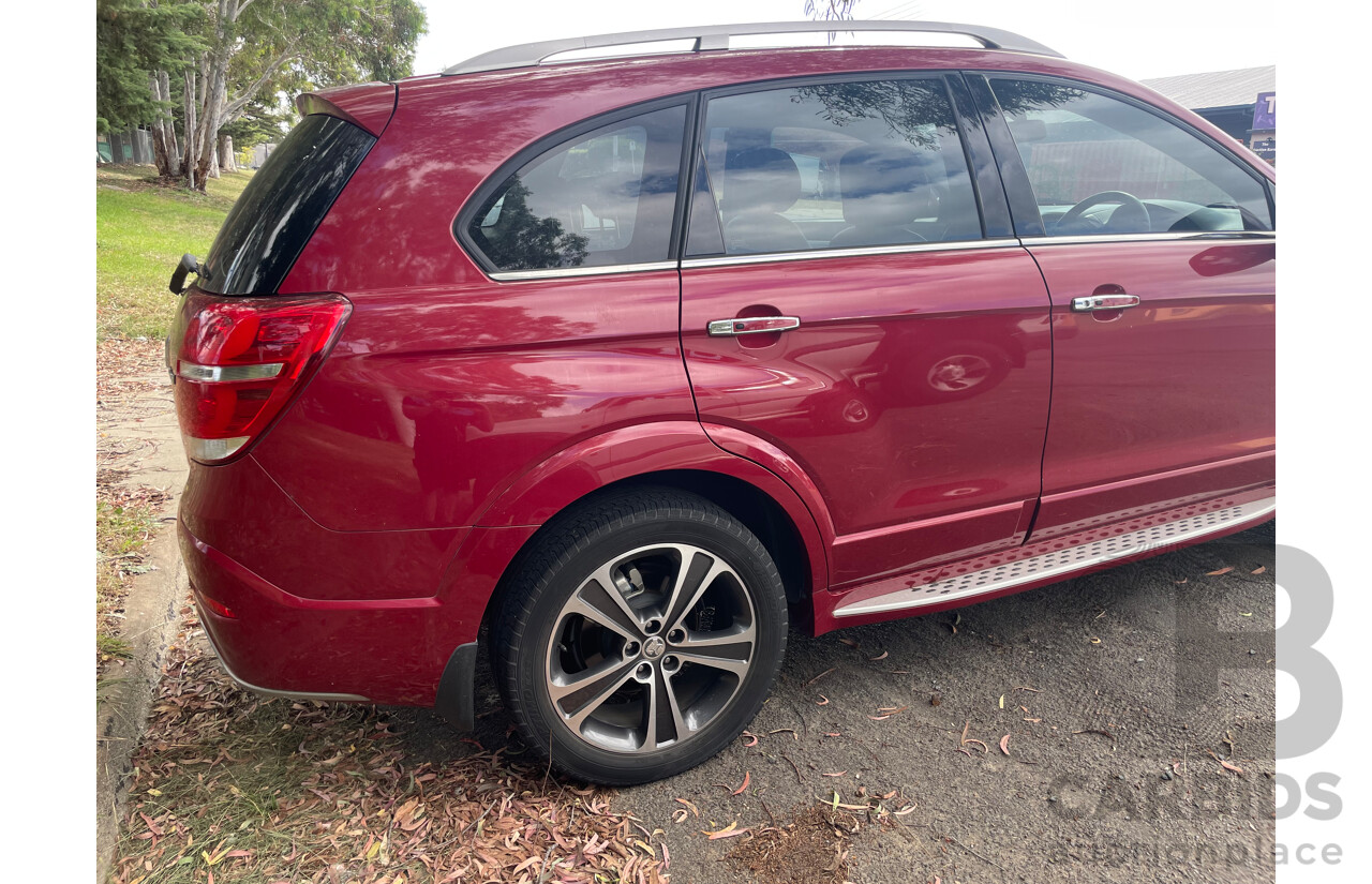 6/2016 Holden Captiva 7 LTZ (awd) CG MY15 4d Wagon Red 2.2L