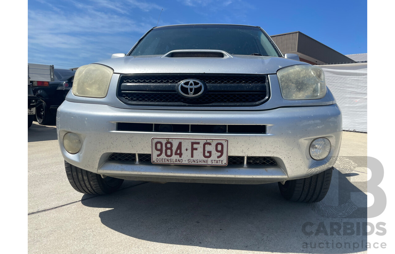 11/2005 Toyota Rav4 CV Sport ACA23R 4d Wagon Silver 2.4L