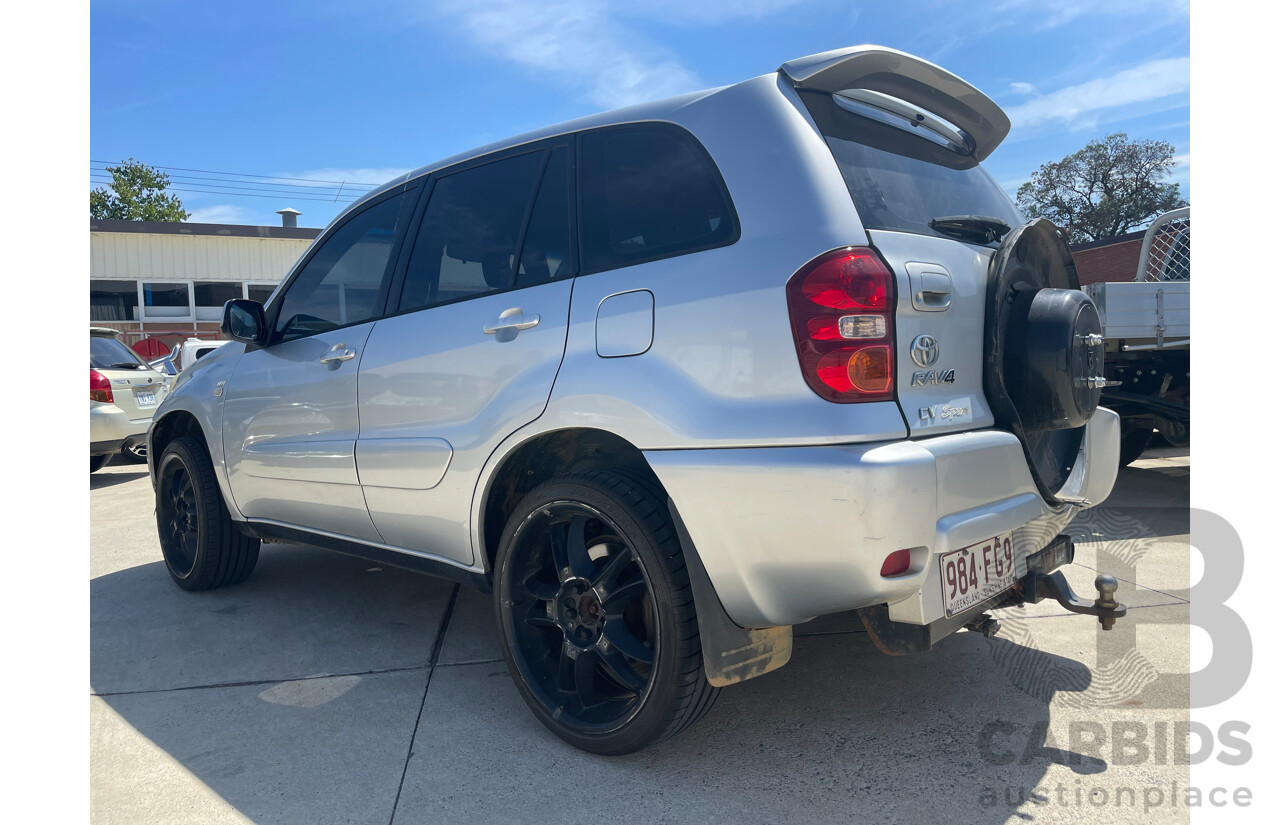 11/2005 Toyota Rav4 CV Sport ACA23R 4d Wagon Silver 2.4L