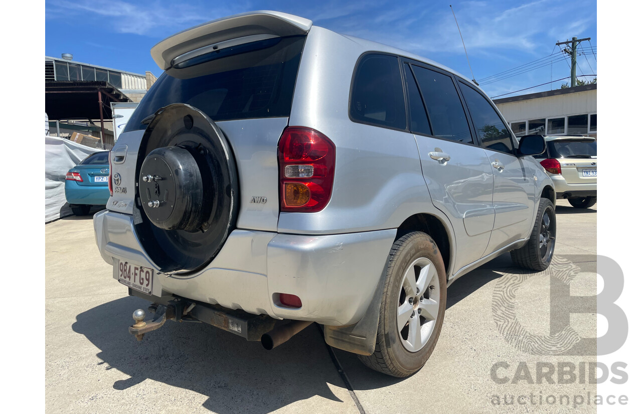11/2005 Toyota Rav4 CV Sport ACA23R 4d Wagon Silver 2.4L