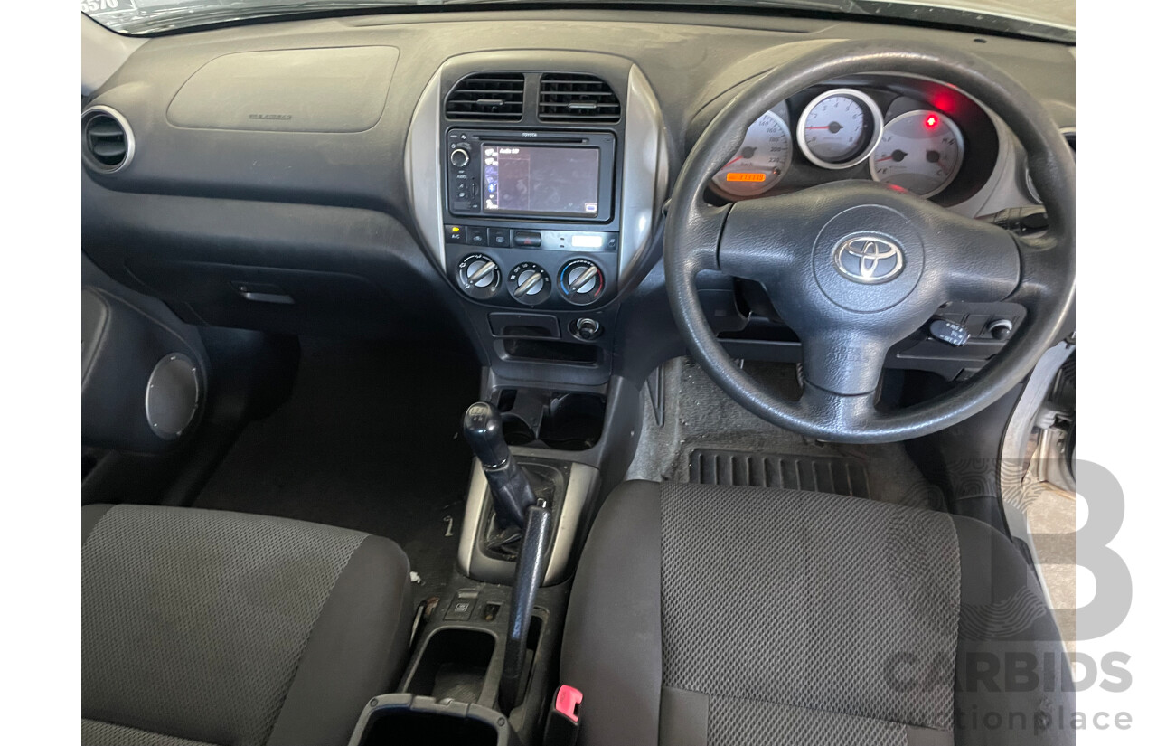 11/2005 Toyota Rav4 CV Sport ACA23R 4d Wagon Silver 2.4L