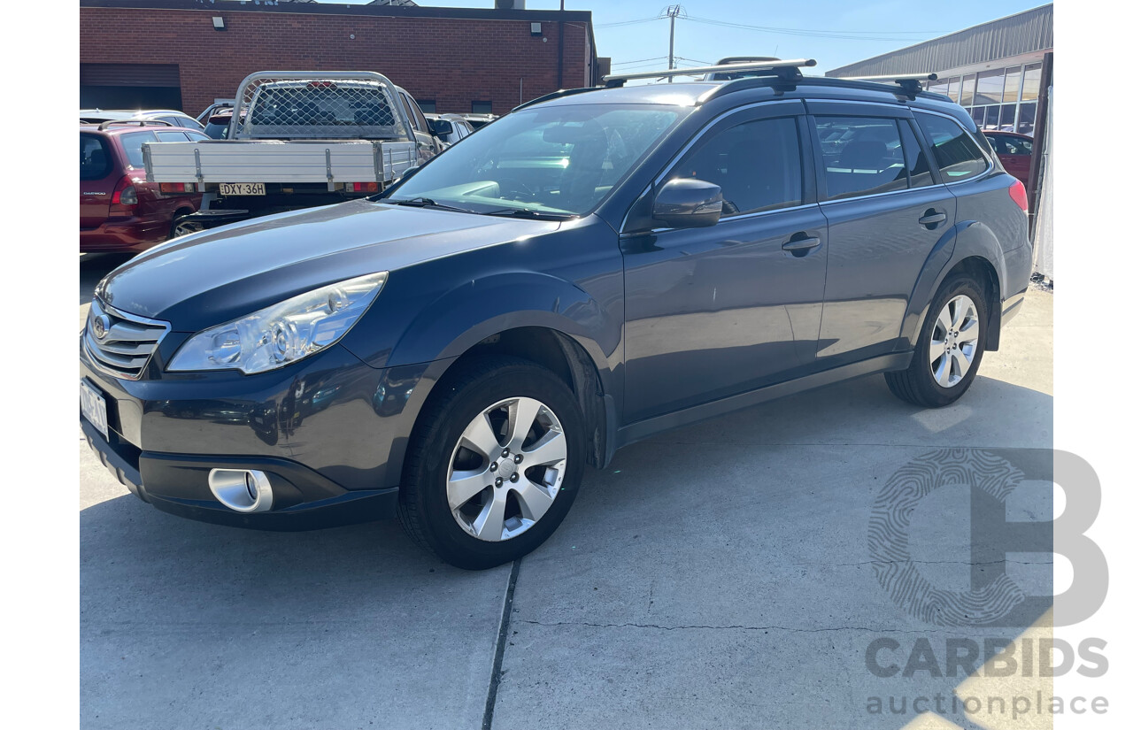 4/2012 Subaru Outback 2.5i MY12 4d Wagon Grey 2.5L