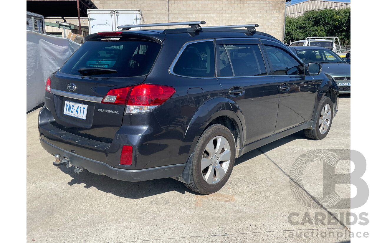 4/2012 Subaru Outback 2.5i MY12 4d Wagon Grey 2.5L