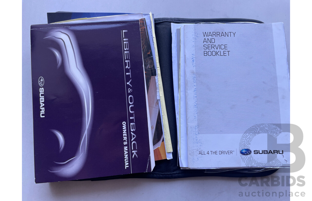 4/2012 Subaru Outback 2.5i MY12 4d Wagon Grey 2.5L