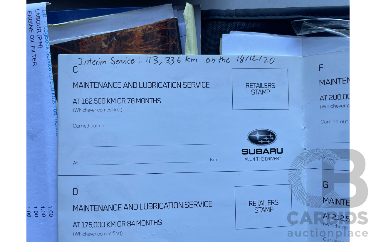 4/2012 Subaru Outback 2.5i MY12 4d Wagon Grey 2.5L