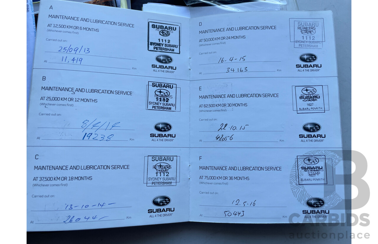 4/2012 Subaru Outback 2.5i MY12 4d Wagon Grey 2.5L