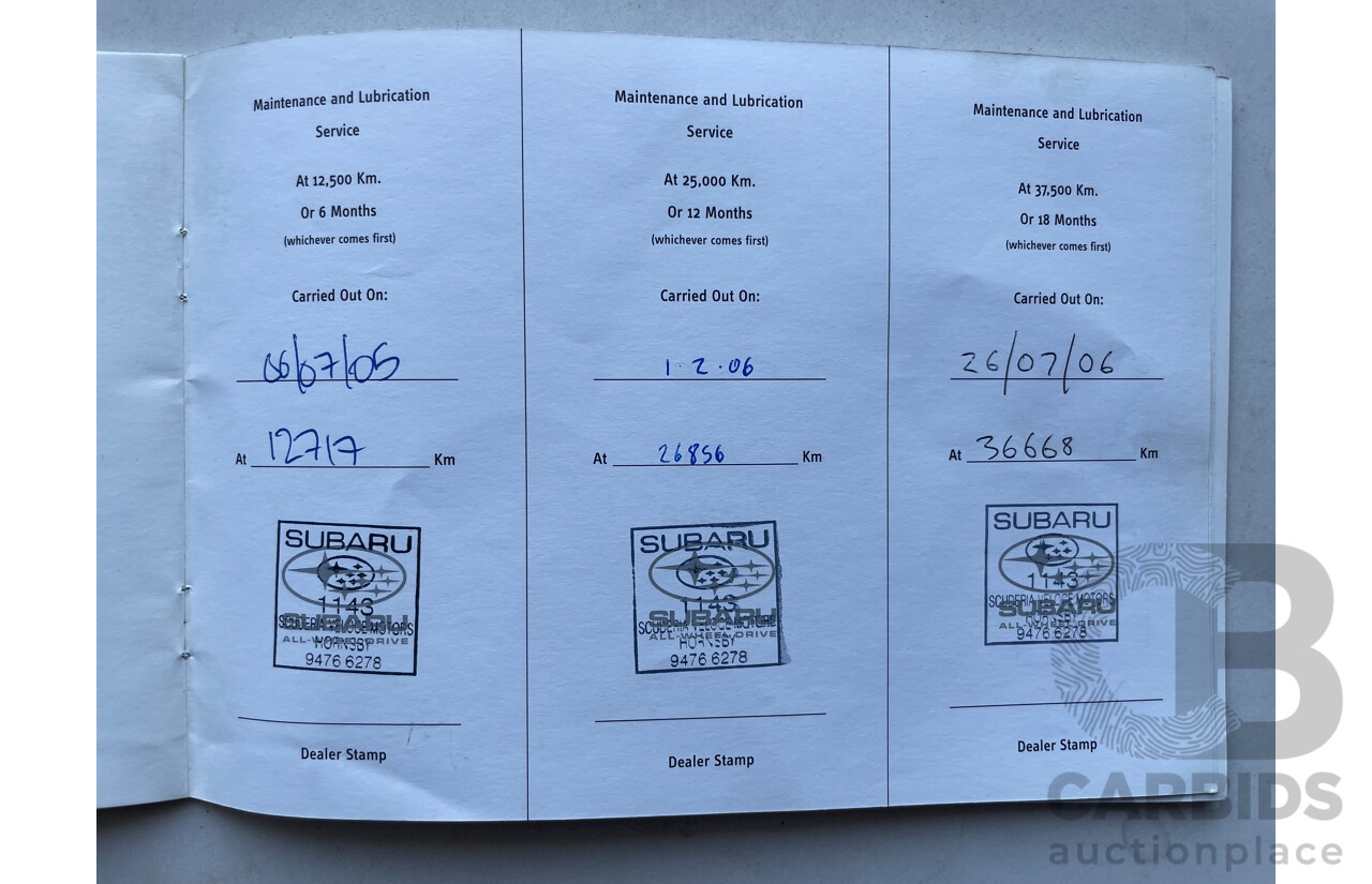 11/04 Subaru Outback 2.5i PREMIUM AWD AWD MY05 4D Wagon Silver 2.5L