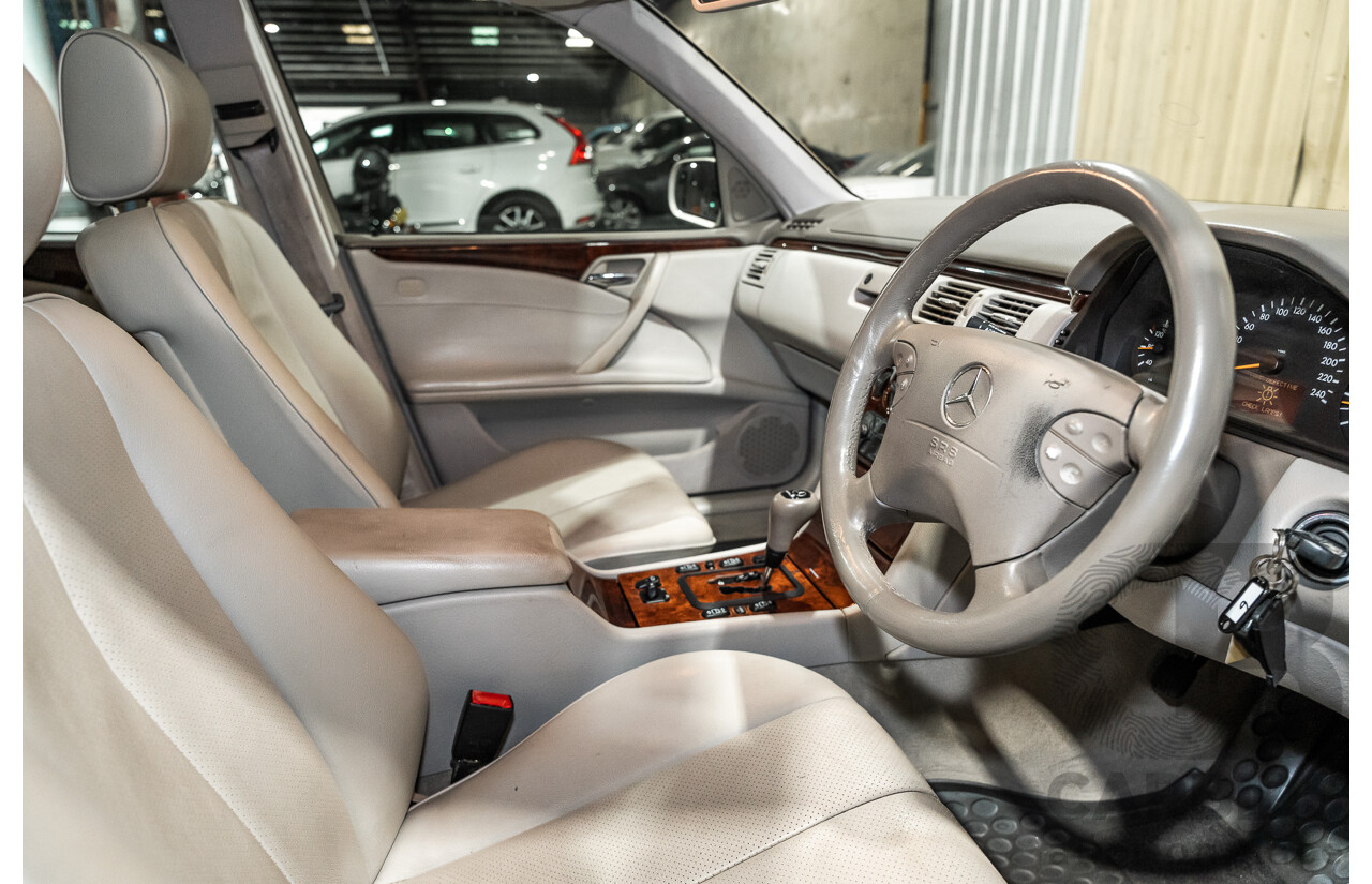 11/1999 Mercedes-Benz E240 Elegance W210 4d Sedan Travertine Beige Metallic 2.4L