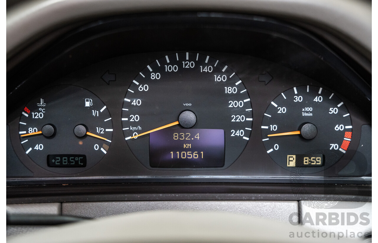 11/1999 Mercedes-Benz E240 Elegance W210 4d Sedan Travertine Beige Metallic 2.4L