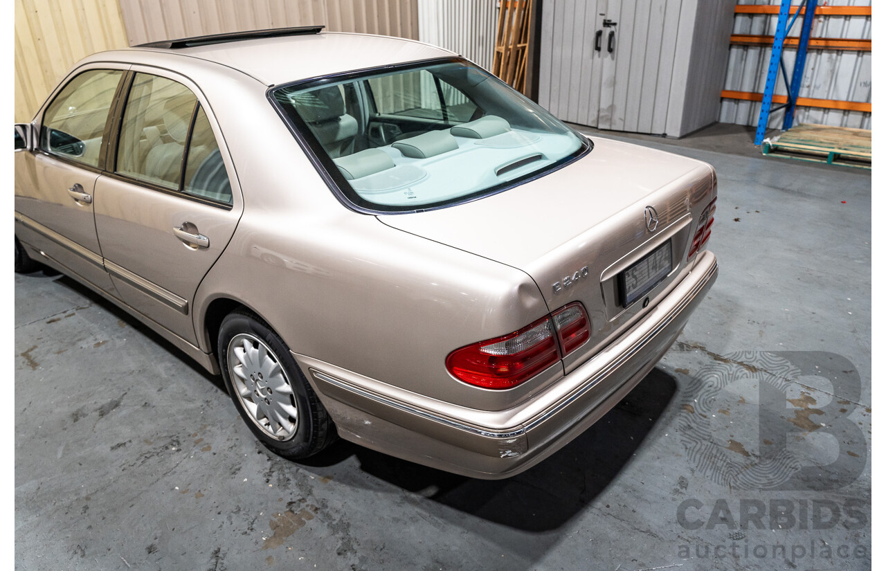 11/1999 Mercedes-Benz E240 Elegance W210 4d Sedan Travertine Beige Metallic 2.4L