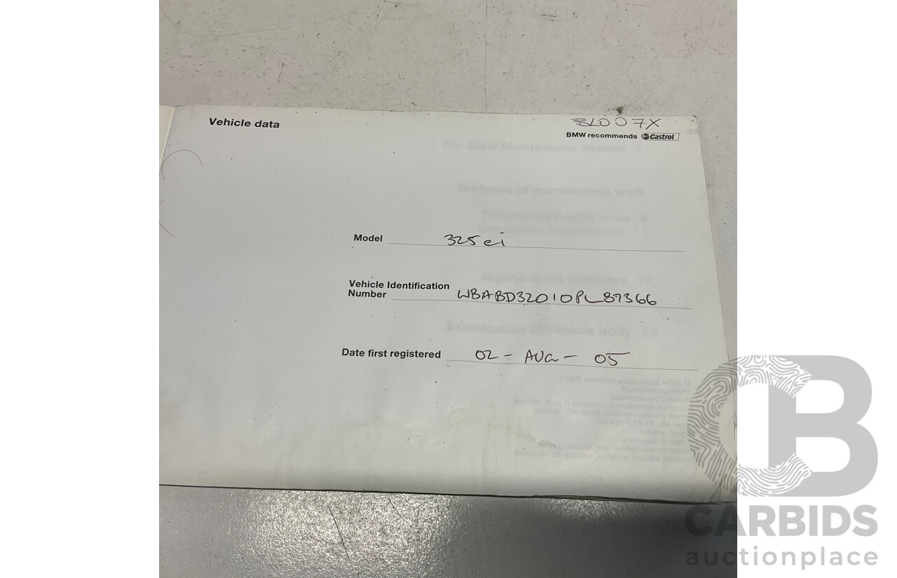 2/2005 BMW 325Ci Special Edition E46 MY04 2d Coupe Blue 2.5L