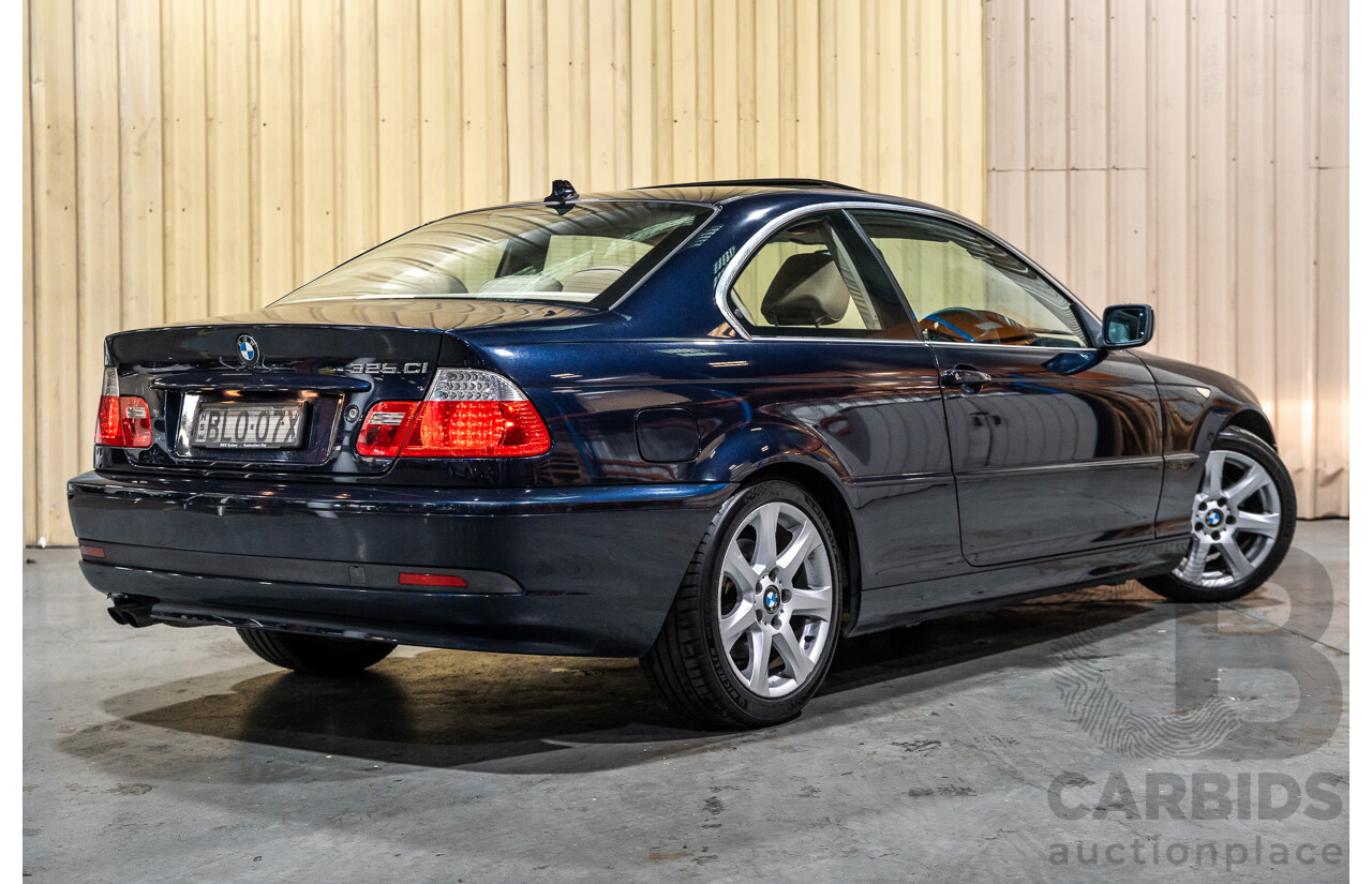 2/2005 BMW 325Ci Special Edition E46 MY04 2d Coupe Blue 2.5L